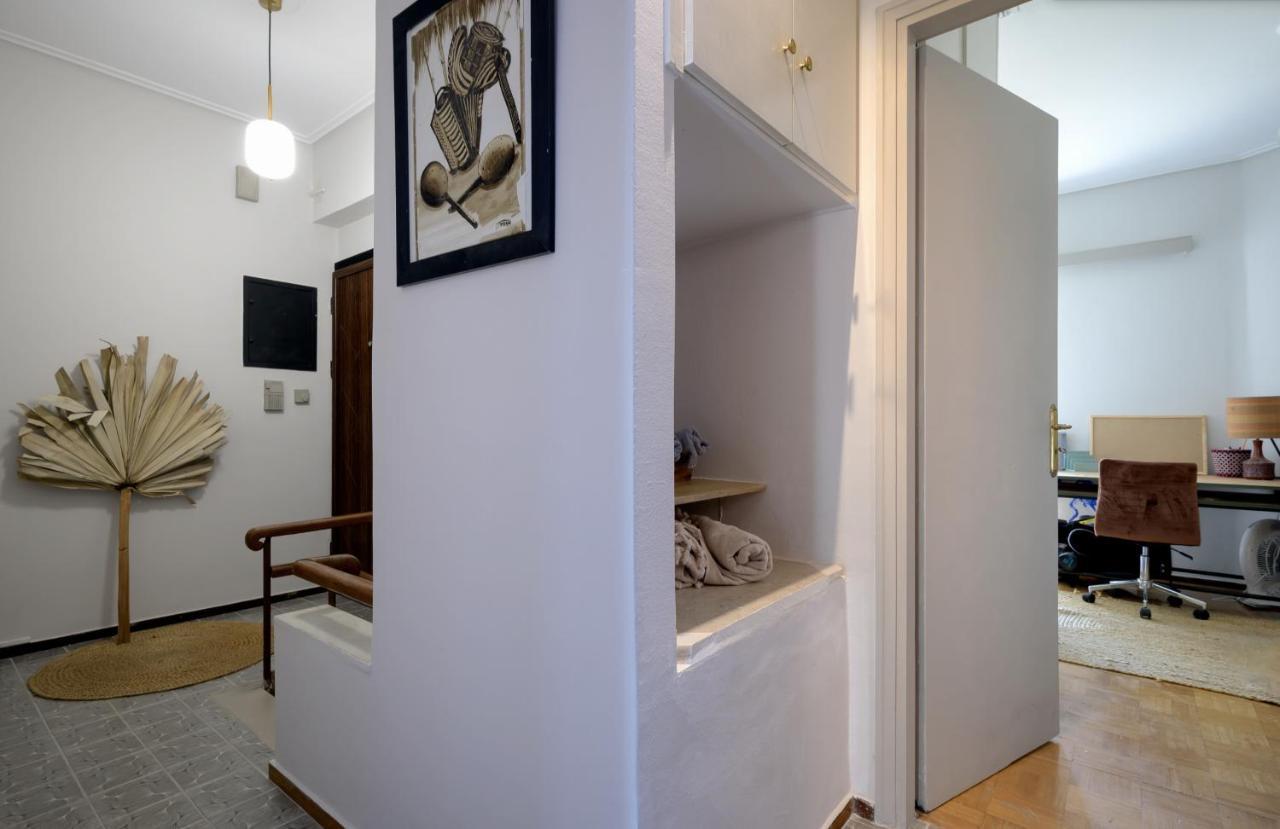 Relaxed Art Deco Maisonette Pagrati Athen Exterior foto
