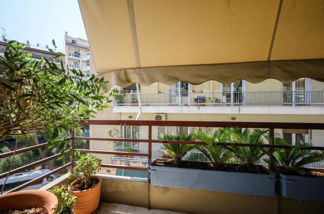 Relaxed Art Deco Maisonette Pagrati Athen Exterior foto