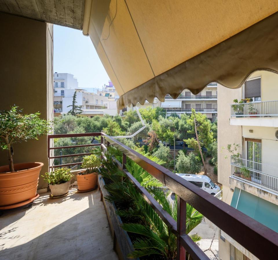 Relaxed Art Deco Maisonette Pagrati Athen Exterior foto